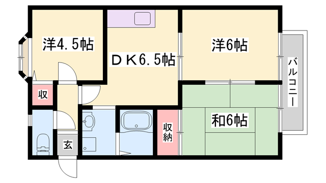 サンライフ雅の物件間取画像