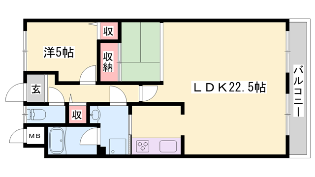 ラフェスタ大塩の物件間取画像