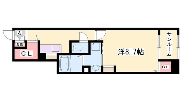 フロレゾンⅠの物件間取画像