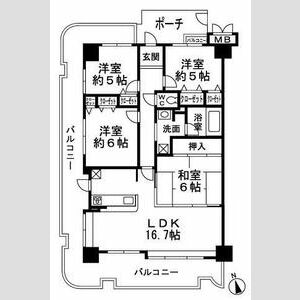 グレーシィ姫路白浜の宮の物件間取画像