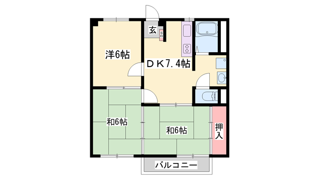ニューシティK&Mの物件間取画像