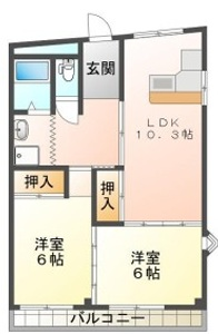 コーポすかいんの物件間取画像