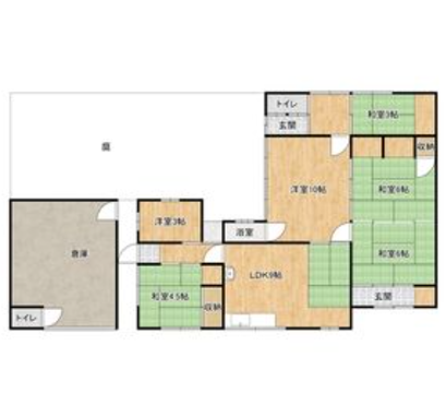 姫路市林田町戸建の物件間取画像