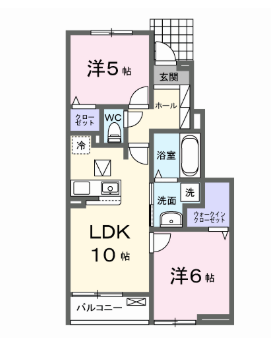 シャイニースカイの物件間取画像