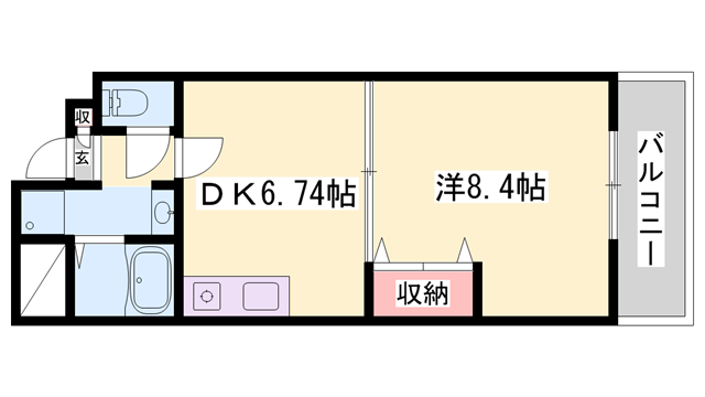 ウイングス神姫の物件間取画像