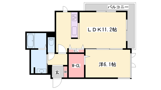プレミアス三左衛門の物件間取画像