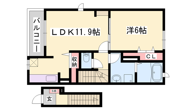 ミーテククルⅡの物件間取画像