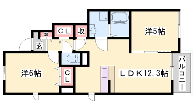 プレアデスAの物件間取画像