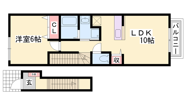 ピエデルモンテ・M Bの物件間取画像
