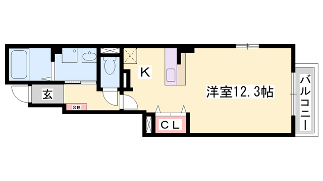 サンリット・ヴィラ神屋の物件間取画像