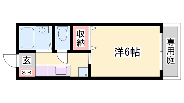 山陽姫路駅 バス8分 城西校前停下車:停歩2分 2階の物件間取画像