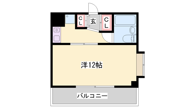広畑駅 徒歩3分 2階の物件間取画像