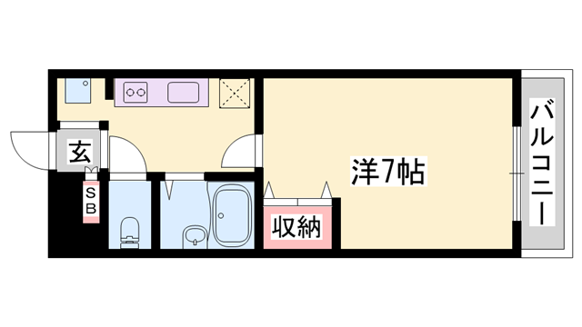 ジュネス伊伝居Ⅱの物件間取画像