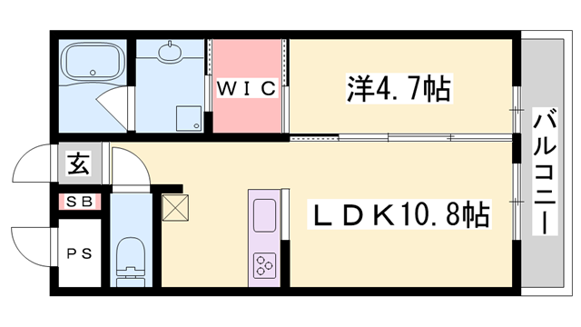 アビオス姫路駅東の物件間取画像