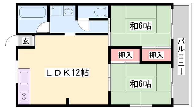 オリエンタルマンションの物件間取画像