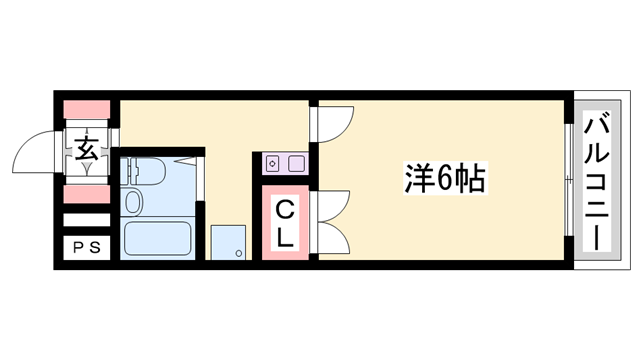 レジデンス姫路WESTの物件間取画像