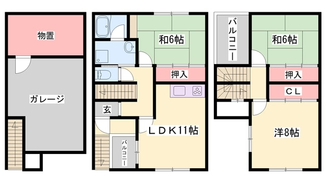 八丈グランドハイツNの物件間取画像