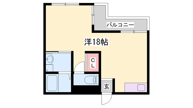 白国弘友ハイツの物件間取画像