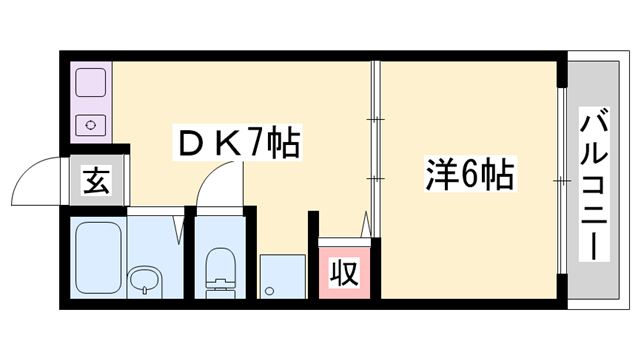 インタービレッジ三条の物件間取画像
