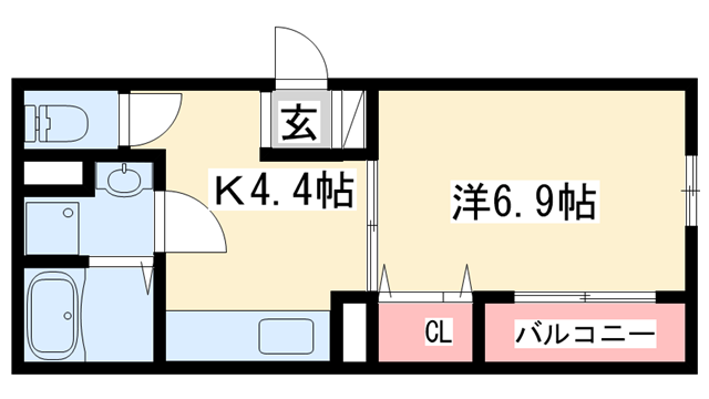 RIPOSO東加古川Ⅰの物件間取画像