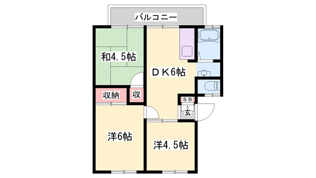 サンライフ眞の物件間取画像