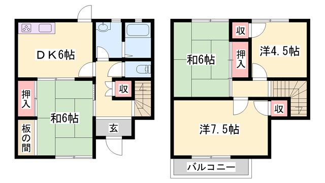 リヴィエール清流の物件間取画像