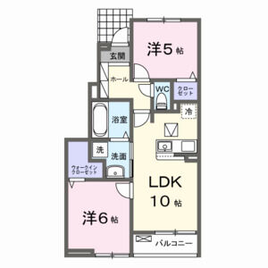シャイニースカイの物件間取画像