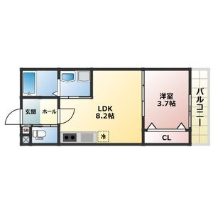 ALEGRIA姫路京口の物件間取画像