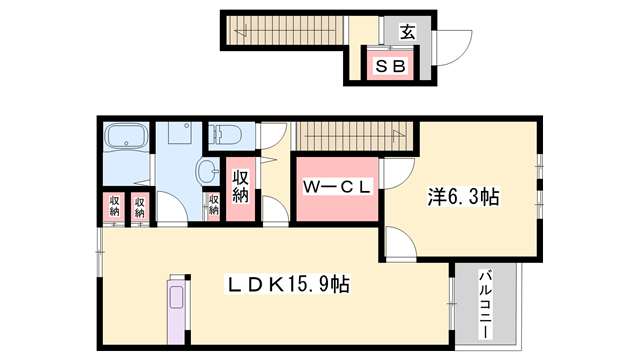 アマービレの物件間取画像