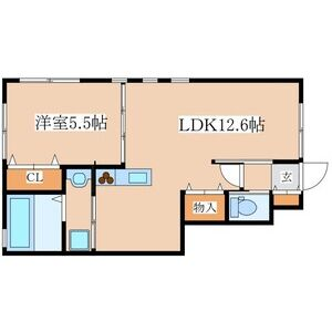 古田新築ハイツの物件間取画像