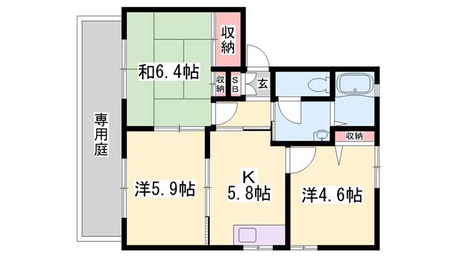ディアス21の物件間取画像