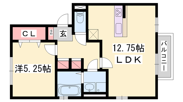 アイグリーンの物件間取画像