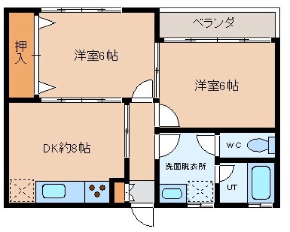 ブラウンハウスBの物件間取画像