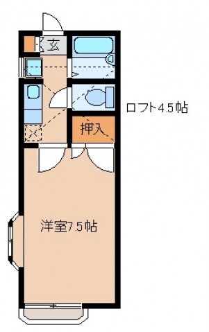 TKコーポ大河原の物件間取画像
