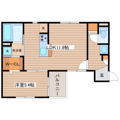 広大附属学校前駅 徒歩9分 1階の物件間取画像