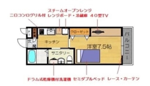 シャルマンの物件間取画像