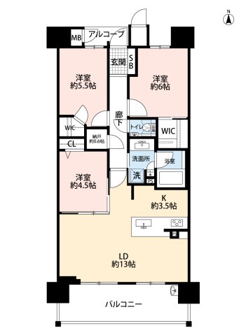 フローレンス横川駅前プレミアムステージの物件間取画像