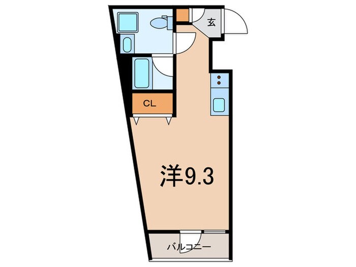 The Con-Tour　Hatanodaiの物件間取画像