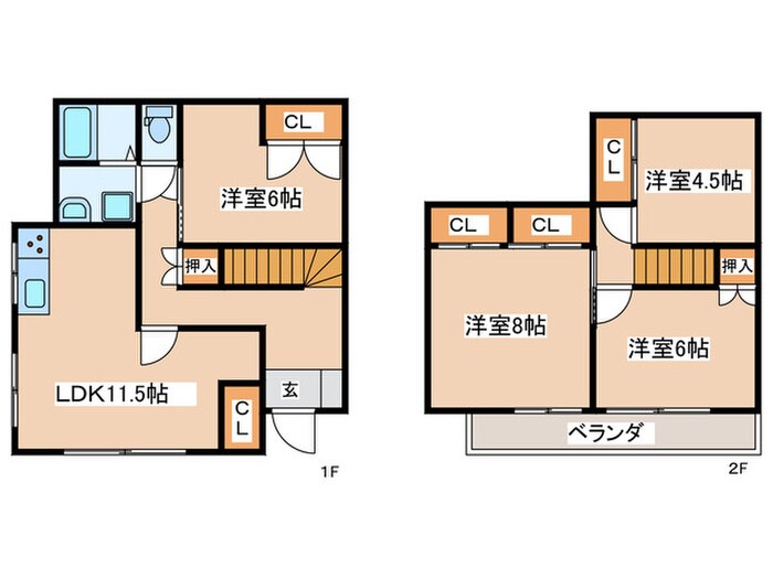 ノースエッジ湘南の物件間取画像