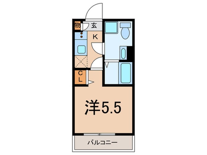 ベイルーム鶴見中央の物件間取画像