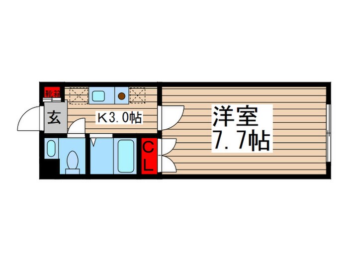 ＫＩＴＡＡＹＡＳＥ土夢洲の物件間取画像