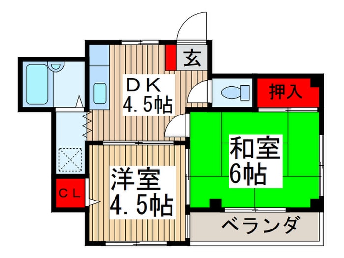 メゾン・ラ・メールの物件間取画像