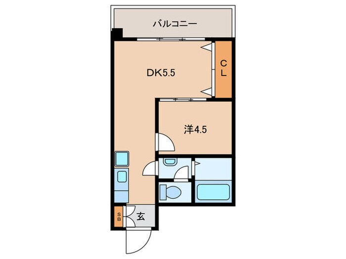 三分坂マンションの物件間取画像