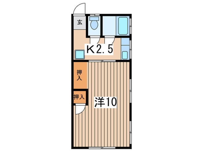 サンオリ－ブの物件間取画像