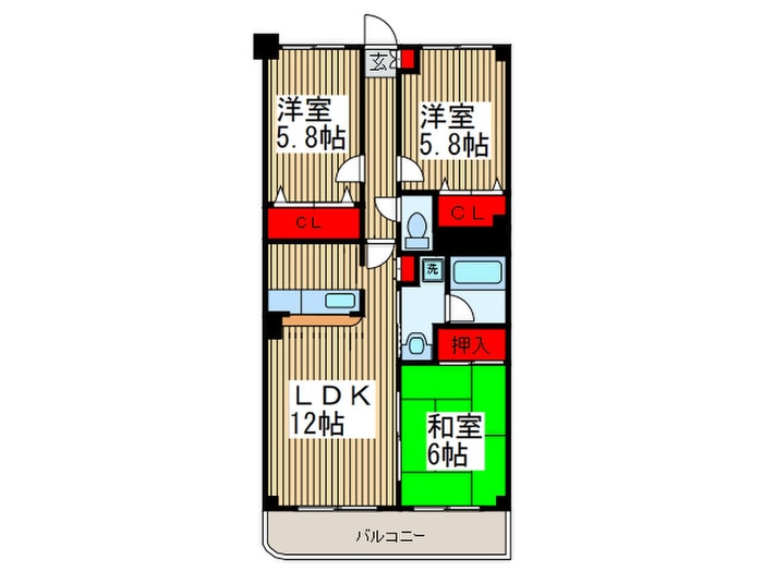 ロイヤルハイツ朝霞台の物件間取画像