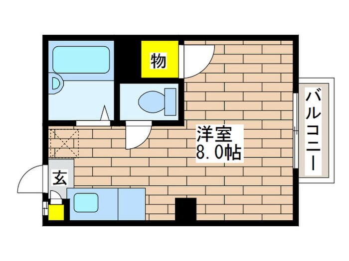 ミュ－高幡の物件間取画像