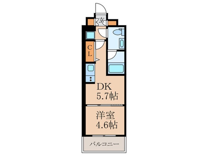 ラフィスタ鷺ノ宮(109)の物件間取画像