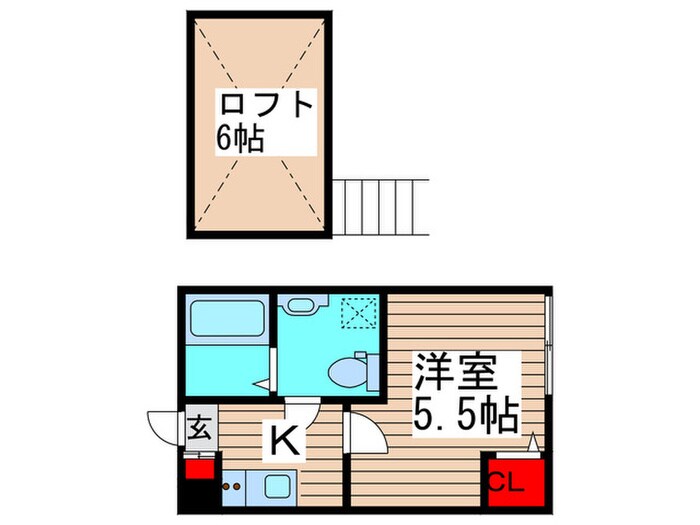 リアナ西新井の物件間取画像