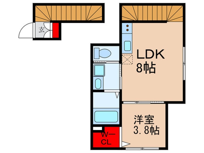 ミハス新高円寺の物件間取画像