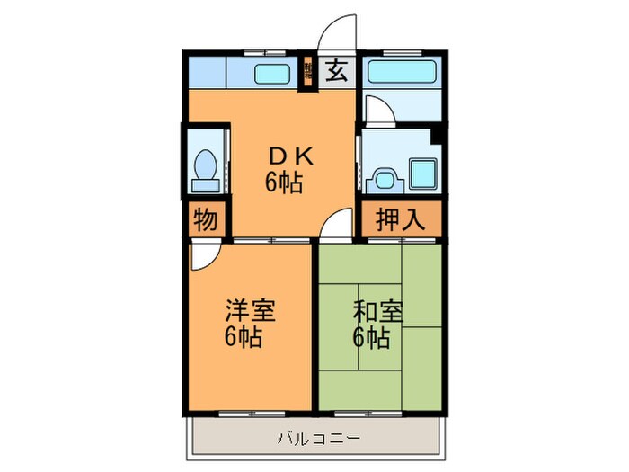 ハイムアワ－ドの物件間取画像